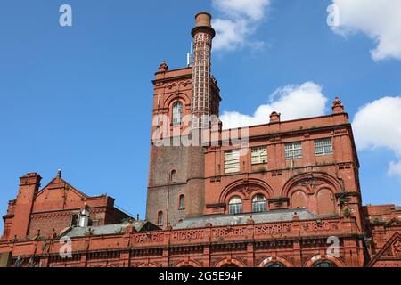 Birreria Higsons presso Stanhope Street a Liverpool Foto Stock