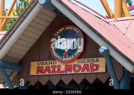 Knott's Berry Farm nella California meridionale. Foto Stock