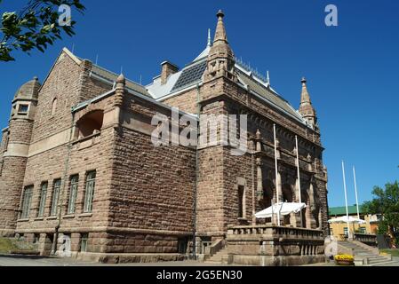 Museo d'Arte, un classico esempio di stile nazionalistico romantico in architettura, Turku, Finlandia Foto Stock