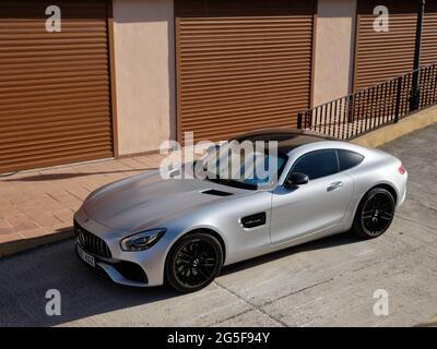 MERCEDES AMG GT C. Foto Stock