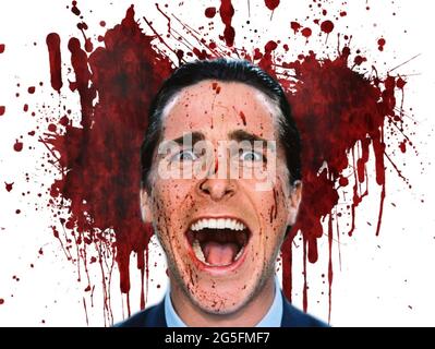 AMERICAN PSYCHO 2000 Columbia Pictures film con Christian Bale Foto Stock