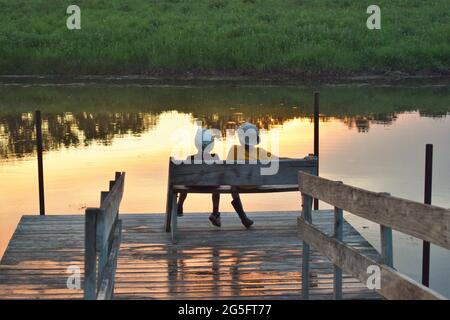 Fratelli Foto Stock