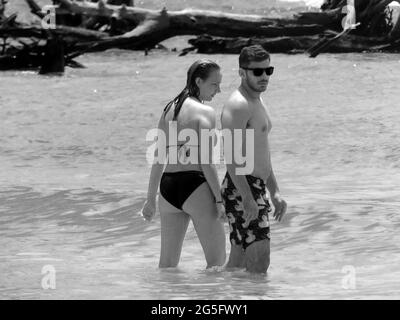 22 giugno 2021, SARASOTA, FLORIDA, Stati Uniti: Isola della lattina della birra, chiave di Longboat. (Immagine di credito: © John Marshall Mantel/ZUMA Wire) Foto Stock