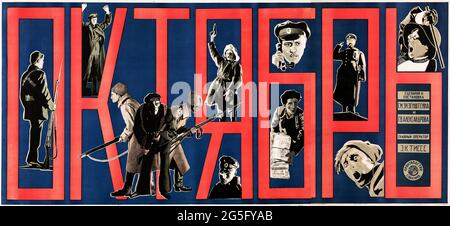 Ottobre 1917 (dieci giorni che hanno scosso il mondo) (Sovkino, 1928) Foto Stock