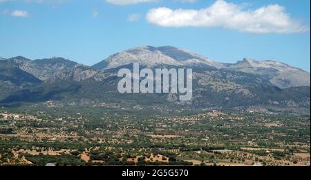 Puig de Santa Magdalena, Maiorca, Isole Baleari Foto Stock