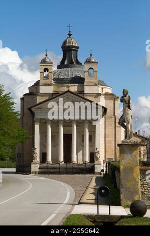 MASER, VENETO, ITALIA - 13 2018 APRILE : Tempio Barbaro. Foto Stock