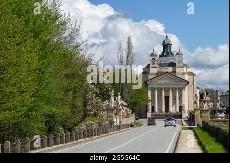 MASER, VENETO, ITALIA - 13 2018 APRILE : Tempio Barbaro. Foto Stock