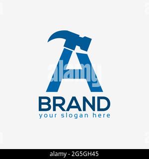 Icone a cammello, design piatto. Logo cammello Illustrazione Vettoriale