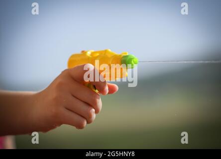 Pistola ad acqua Foto Stock