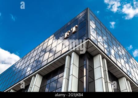 Ex quartier generale di Financial Times FT, One Southwark Bridge Building, Bankside, Londra, Regno Unito Foto Stock