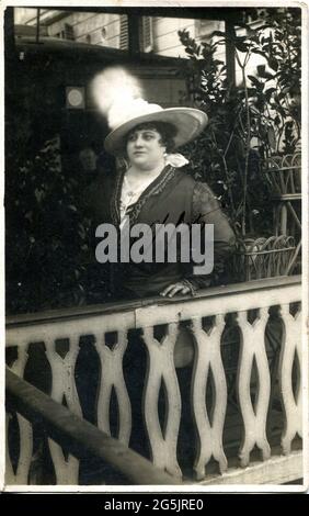 Ritratto italiano 1915 Foto Stock