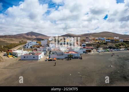 Villaggio di Ajuy, Fuerteventura, isole Canarie, Spagna, Europa Foto Stock