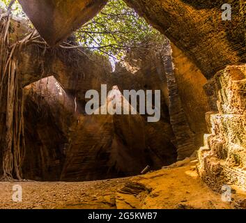 Grotte di Naida, Diu in giornata Foto Stock