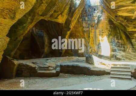 Grotte di Naida, Diu in giornata Foto Stock