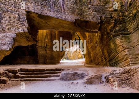 Grotte di Naida, Diu in giornata Foto Stock