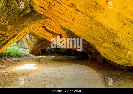 Grotte di Naida, Diu in giornata Foto Stock