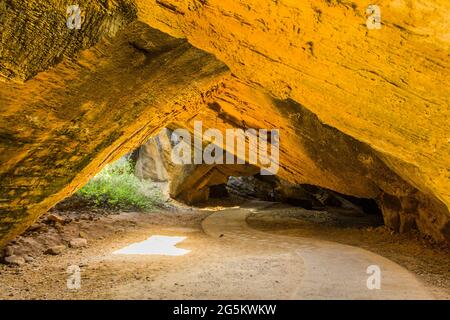 Grotte di Naida, Diu in giornata Foto Stock