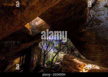 Grotte di Naida, Diu in giornata Foto Stock