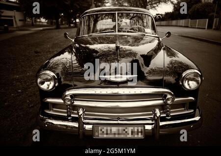 1950 Chevrolet Styleline Deluxe 4 porte, auto classica, auto d'epoca, Stoccarda, Baden-Württemberg, Germania, Europa Foto Stock