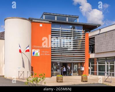 Casa di riposo - Mezieres-en-Brenne, Indre (36), Francia. Foto Stock