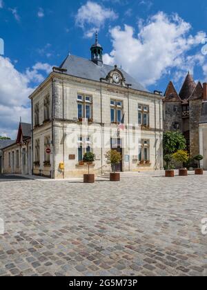 Mezieres-en-Brenne, Indre (36), Municipio di Francia / mairie. Foto Stock