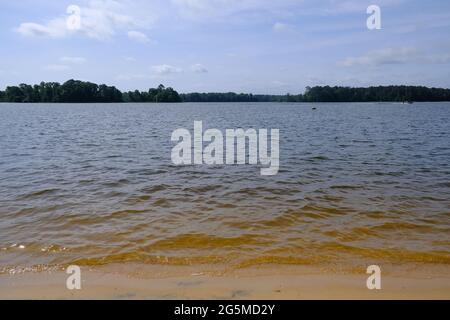 Area ricreativa di Indian Creek, Louisiana Beach Foto Stock