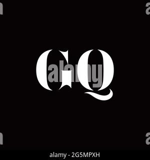 Logo Letter iniziale Logo modello con sfondo oro e nero, icona vettoriale moderno Illustrazione Vettoriale