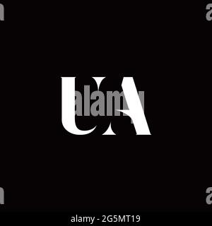 Logo Letter iniziale Logo modello con sfondo oro e nero, icona vettoriale moderno Illustrazione Vettoriale