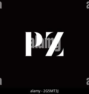 Logo Letter iniziale Logo modello con sfondo oro e nero, icona vettoriale moderno Illustrazione Vettoriale