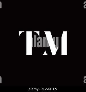 Logo Letter iniziale Logo modello con sfondo oro e nero, icona vettoriale moderno Illustrazione Vettoriale