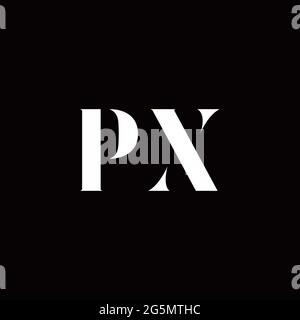 Logo Letter iniziale Logo modello con sfondo oro e nero, icona vettoriale moderno Illustrazione Vettoriale