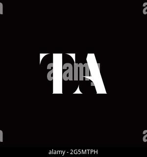 Logo Letter iniziale Logo modello con sfondo oro e nero, icona vettoriale moderno Illustrazione Vettoriale