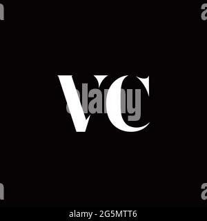 Logo Letter iniziale Logo modello con sfondo oro e nero, icona vettoriale moderno Illustrazione Vettoriale