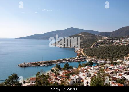 Foto di alta qualità di Turchia Landcape, Antalya. Dalle alte colline, questo paesaggio mostra la sua bellezza Foto Stock