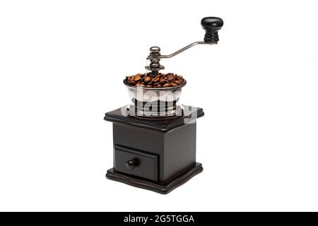 Macinacaffè manuale retro Immagine e Vettoriale - Alamy