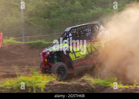 2021 Campionato Italiano velocità Ofroad: Auto da corsa a Ceriano Laghetto, Italia. Foto Stock