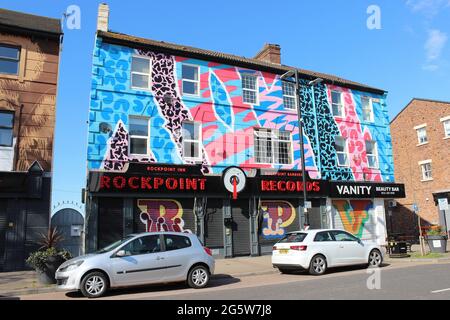 Penfold ‘Torn but not Broken’ – Rockpoint Records, New Brighton, Wirral, Regno Unito Foto Stock