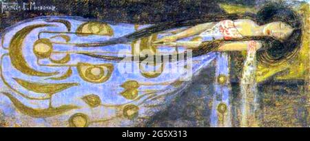 Frances Macdonald MacNair artwork - The Sleeping Princess - 1910 Foto Stock