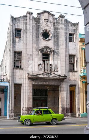 Scene della città di l'Avana, Cuba, 2021 Foto Stock