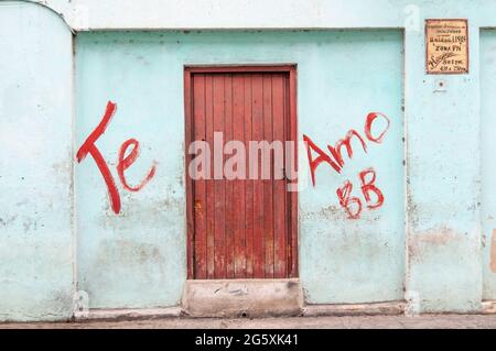 Scene della città di l'Avana, Cuba, 2021 Foto Stock