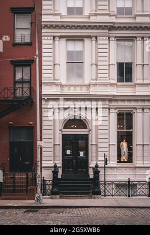 Architettura a NoHo, Manhattan, New York City Foto Stock