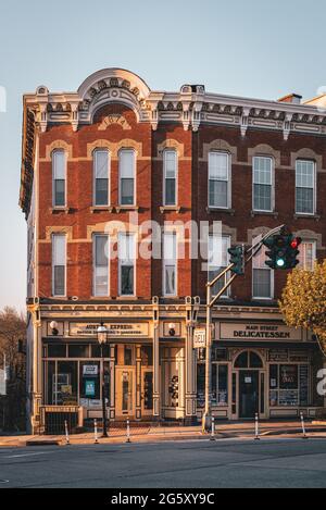 Un grande edificio in mattoni, Ossining, New York Foto Stock