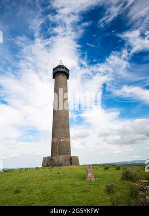 Il Monumento di Waterloo a Peniel Heugh, vicino ad Ancrum in Scozia, Regno Unito Foto Stock