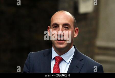 Londra, Inghilterra, Regno Unito. 30 giugno 2021. DAN ROSENFIELD, capo di stato maggiore del primo ministro britannico Boris Johnson, è visto a Downing Street. Credit: Tayfun Salci/ZUMA Wire/Alamy Live News Foto Stock