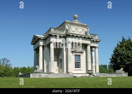 Il Casinò Marino di Dublino è uno dei più bei templi con giardino neoclassico d'Europa. Foto Stock