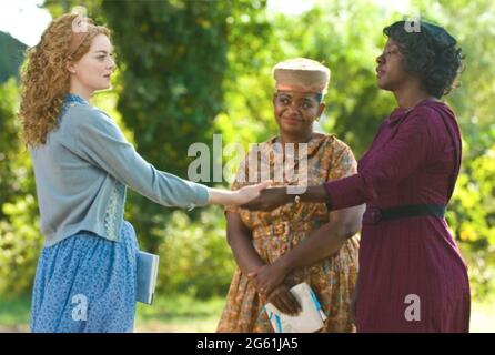 IL film HELP 2011 Walt Disney Studios Motion Pictures con da sinistra: Emma Stone, Viola Davis, Octavia Spencer, Foto Stock