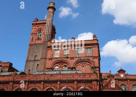 Higsons Brewery Building a Liverpool Foto Stock