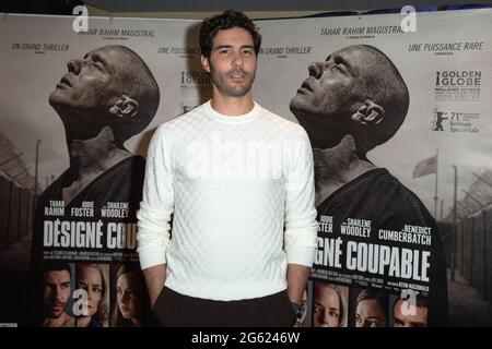 Tahar Rahim al cinema UGC Cite Les Halles di Parigi, Francia, il 01 luglio 2021. Foto di Aurore Marechal/ABACAPRESS.COM Foto Stock