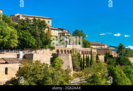 Dettagli di Urbino in Marche Foto Stock