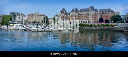 Empress Hotel Victoria BC Foto Stock